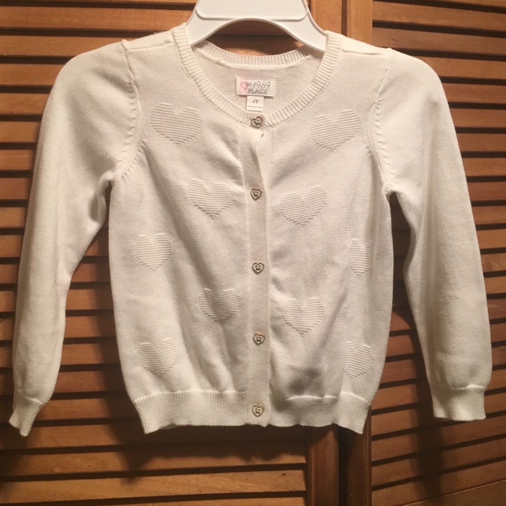 Childrens Place White Cardigan